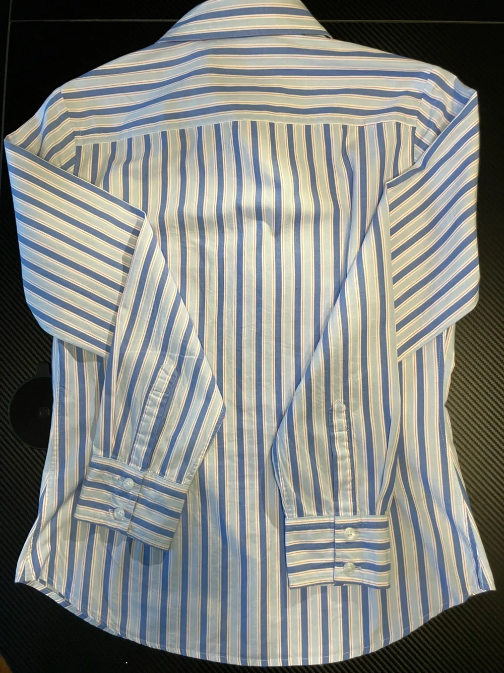 GAP Red White and Blue Vertical Stripe Pure Cotton Button down Shirt - Picture 7 of 7